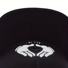 Double Hands Peach Heart Men's Hip Hop Hat