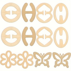 12pcs Invisible Bra Strap Clips Non slip Buckles for Braless Look