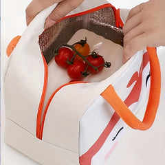 1pc Cartoon Waterproof Thermal Insulation Lunch Box Bag