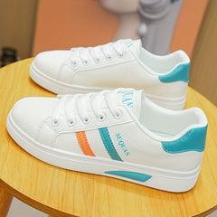 Women's Casual Lace Up Low Top Skate Shoes