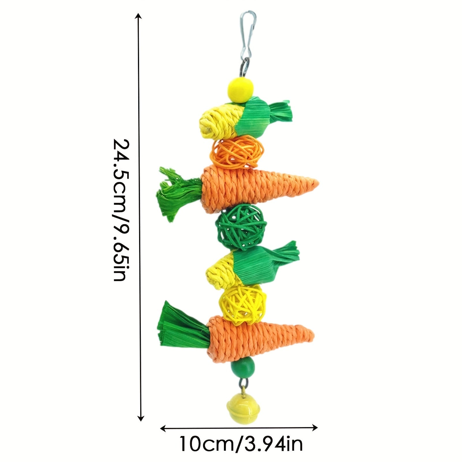 Bird Foraging Toy Cockatiel Parakeet Chewing Hanging Bird Cage Accessories