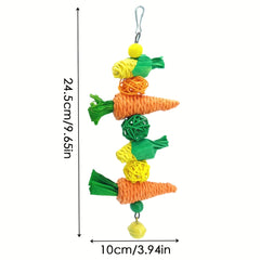 Bird Foraging Toy Cockatiel Parakeet Chewing Hanging Bird Cage Accessories