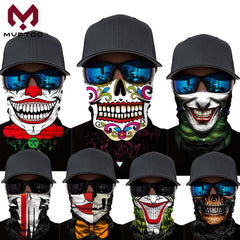 5pcs Random Pattern Suncreen Balaclava for Outdoor Cycling Climbing