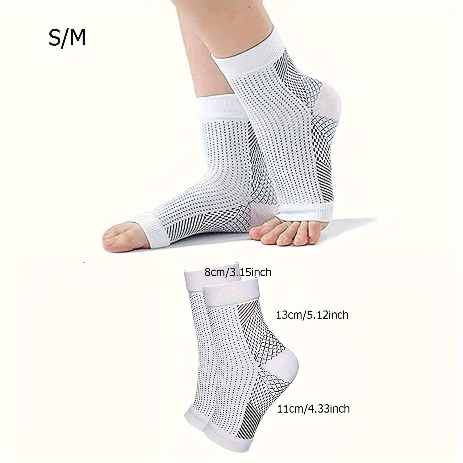 2pcs Ankle Brace Compression Socks for Ankle Protection