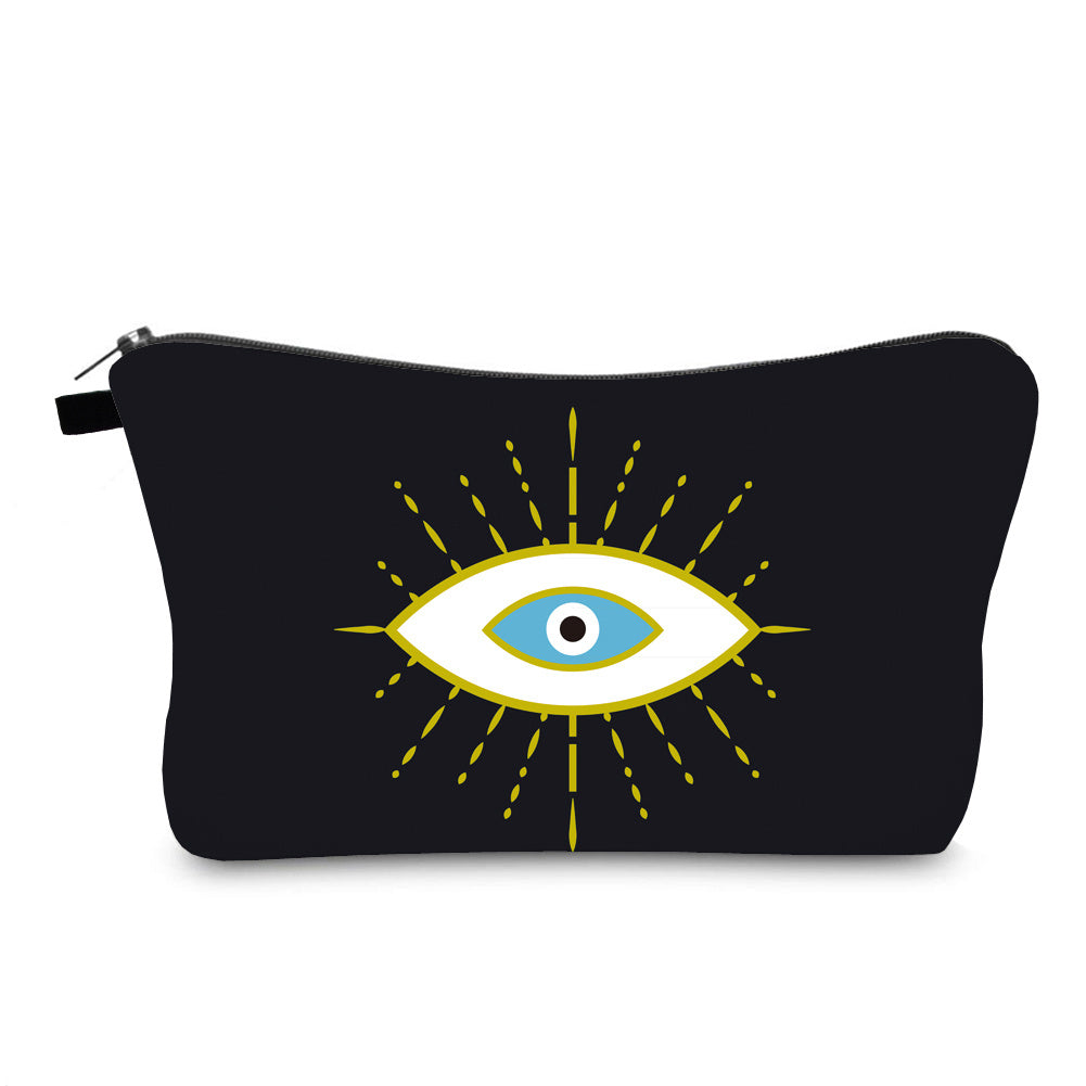 Waterproof Makeup Bags Toiletry Pouch Adorable Travel Accessories Evil Eye