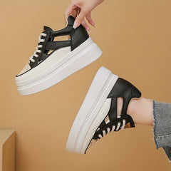 Breathable Walking Shoes Summer Casual Sneaker Hidden Heel