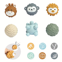 Baby Sensory Ball Educational Play Toy Infants Visual Touch Skills Development