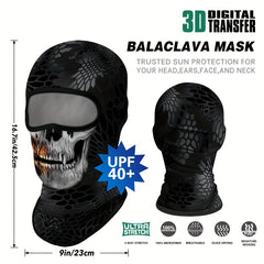 Skeleton Ghost Face Mask for Halloween Cosplay