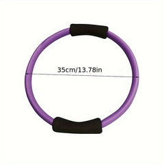 13.78in Fitness Ring Foam Handle Pilates Exercise Yoga Training