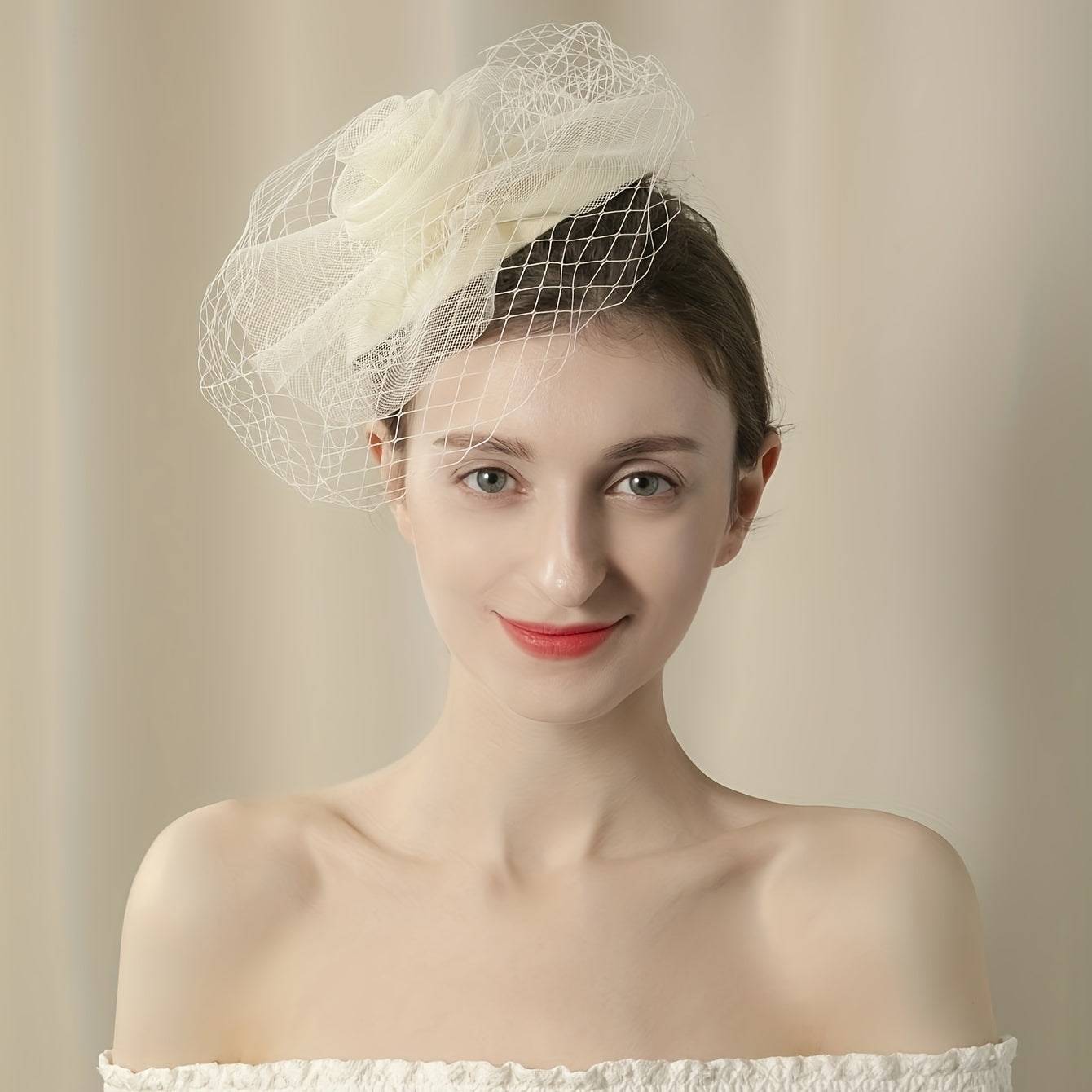 Women Flower Hair Clip Duck Billed Clip