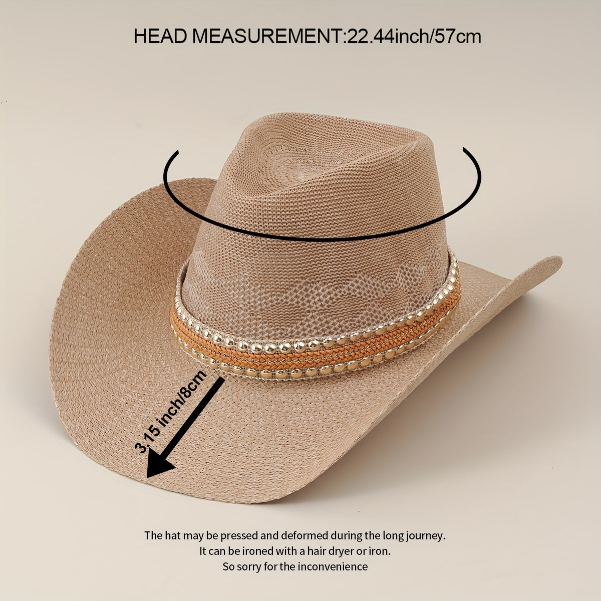 Men's Summer Straw Hat Outdoor Sun Visor Travel Sun Hat