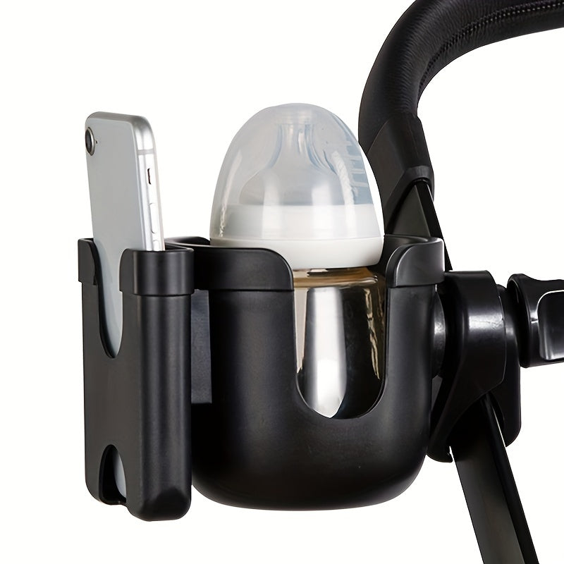 2 In 1 Stroller Accessory Cup Holder Mobile Phone Holder Multifunctional