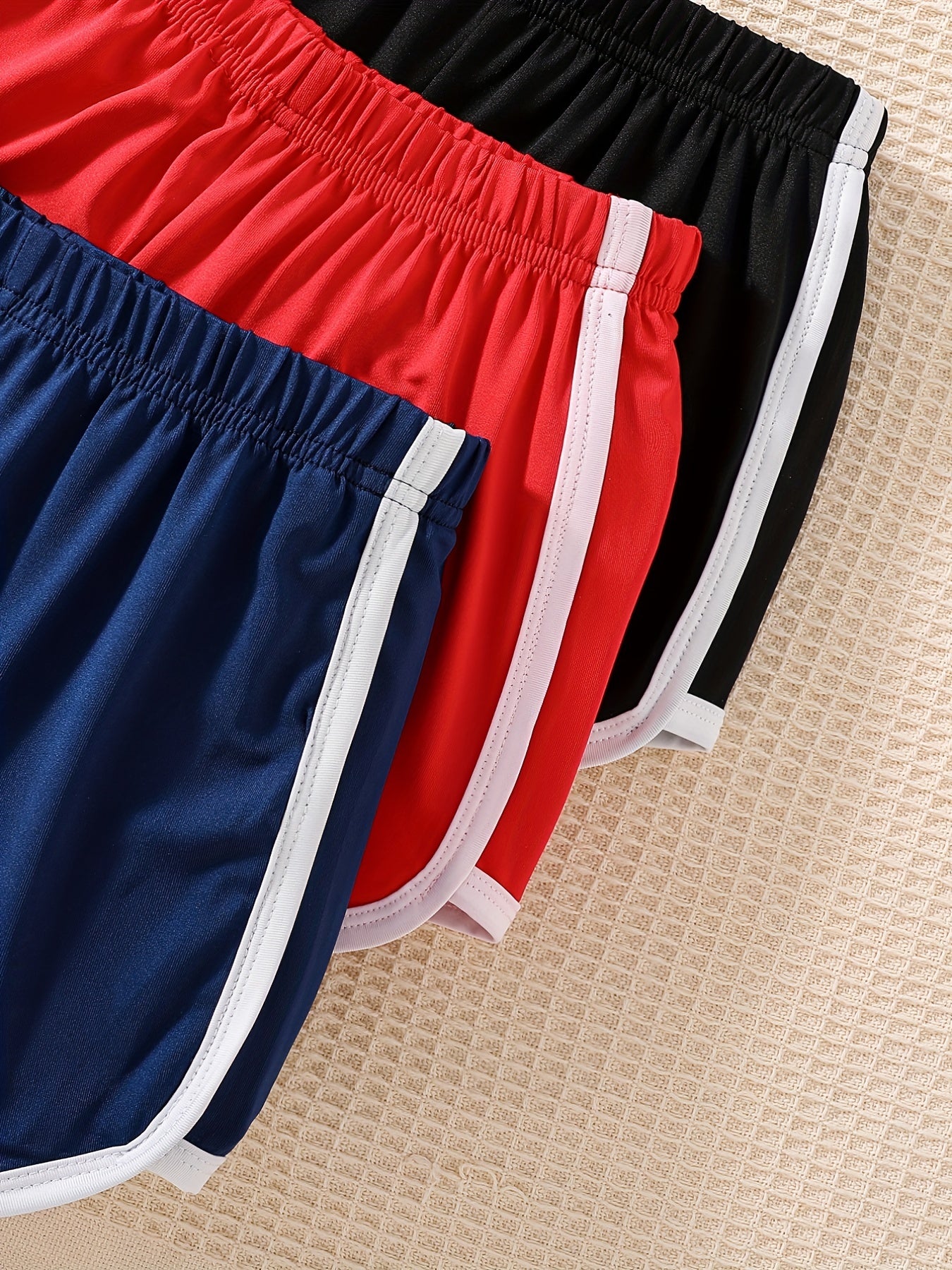 3pcs Girls Quick-Drying Shorts for Summer Outdoor