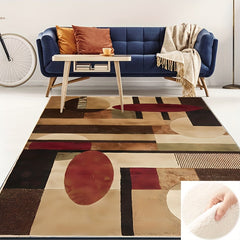 Geometry Chocolate Large Carpet For Living Room Bedroom Decor