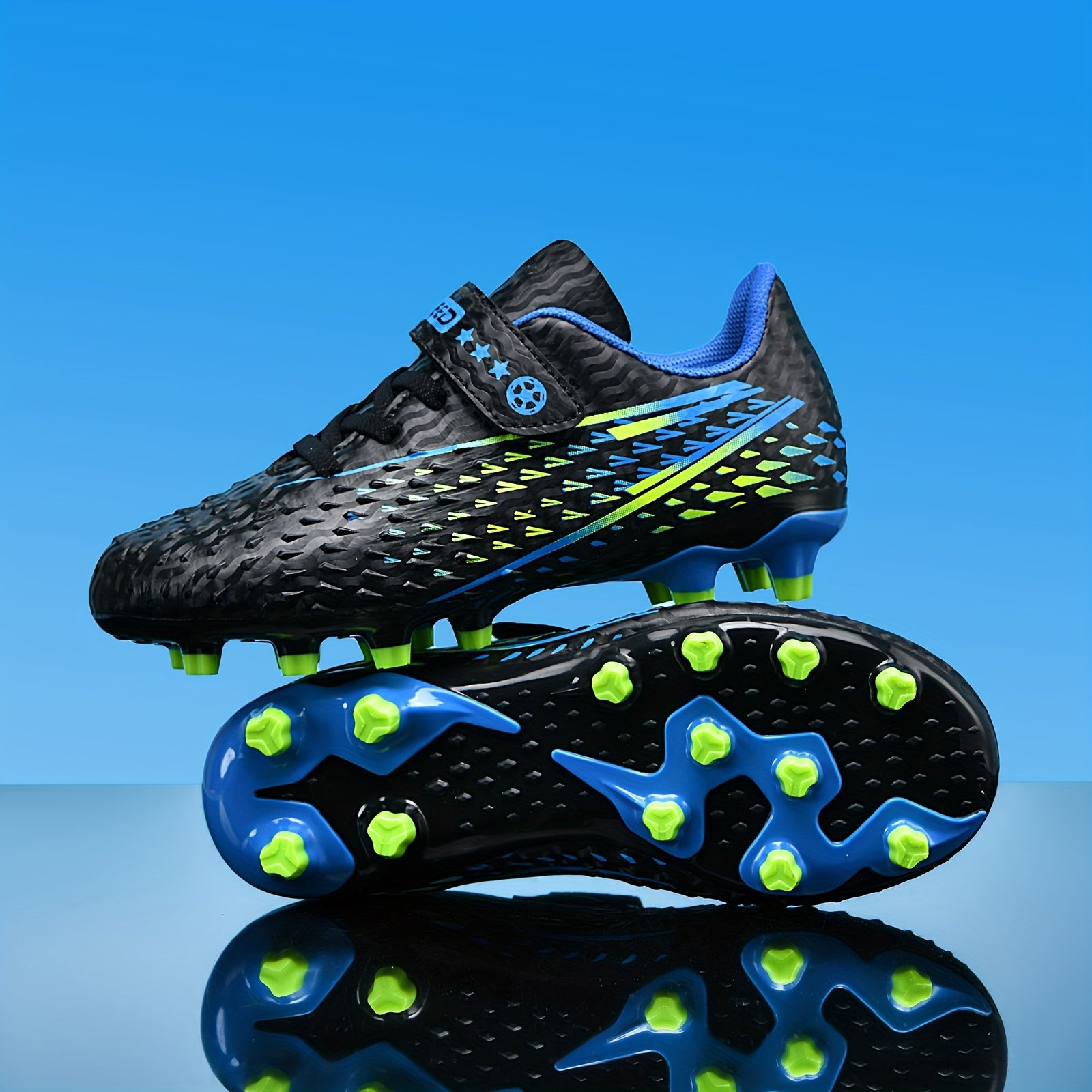 Boy's Non Slip Football Cleat With Spikes Outdoor Soccer Cleats