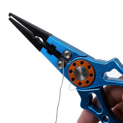 Aluminum Multifunct. Fishing Pliers Slip Resistant Grip