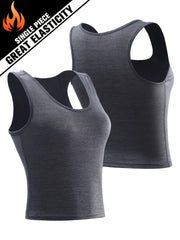 Solid Running Sports Vest High Stretch Yoga Fitness Top Women's Activewear