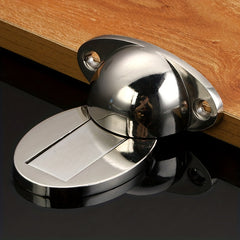 1pc Zinc Alloy Invisible Adjustable Door Stopper
