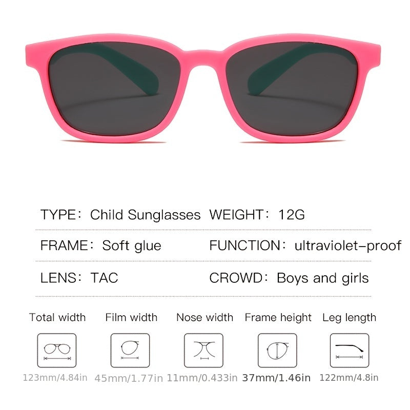 Polaroid Kids Sunglasses Pink Heart Sun Glasses For Kids