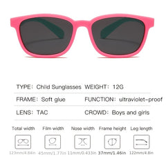 Polaroid Kids Sunglasses Pink Heart Sun Glasses For Kids