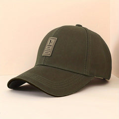 Label Patch Golf Baseball Cap Lightweight Dad Hat Solid Casual Sun Hat