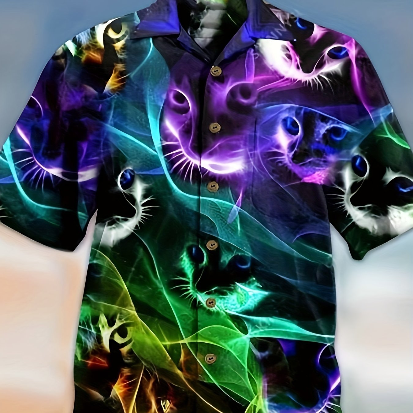 3D Print Men's Revere Collar Shirt