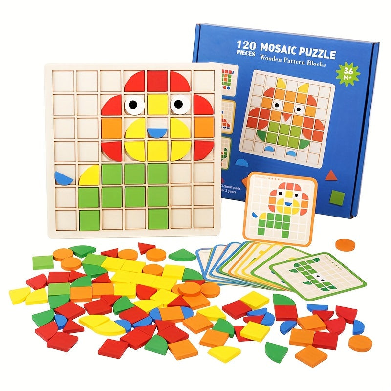 3D Jigsaw Puzzle for Kids Wooden Logic Game