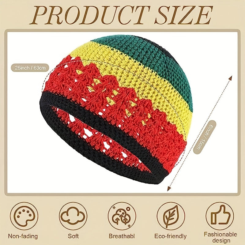 Unisex Hollow Out Boho Crochet Beanie Knit Hat