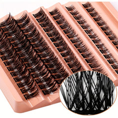 7-Row False Eyelashes Segmented Natural Thick Cluster Lashes Extension
