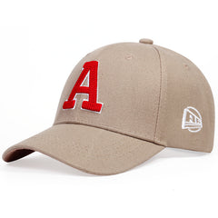 Men's Sports Baseball Cap Letter A