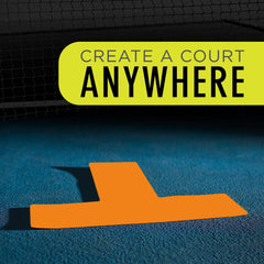 Pickleball Court Markers Kit - Set of Size Court Throwing Markers