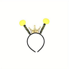 Bee Headband Stuffed Animal Party Halloween Cotton Hair Ring Prop