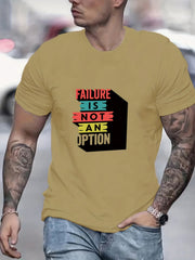 Men's Graphic Crew Neck Tshirt for Summer