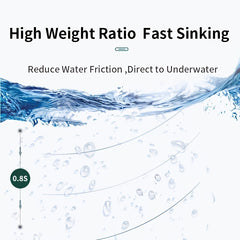 2m Mono Fishing Line Dark Green Abrasion Resistant
