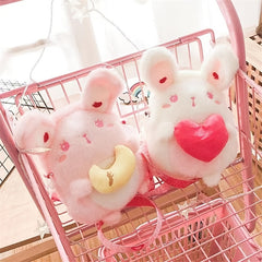 Cartoon Bunny Plush Bag Coin Purse for Girls
