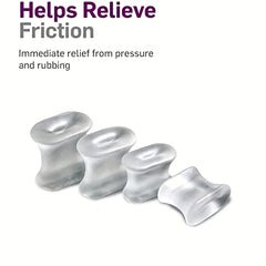 Toe Straighteners and Bunion Spacers - Correct Crooked Toes - Gel Separators