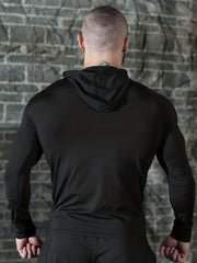 Men's Compression Suit Long Pants Long Sleeved Shirt Sports Shorts