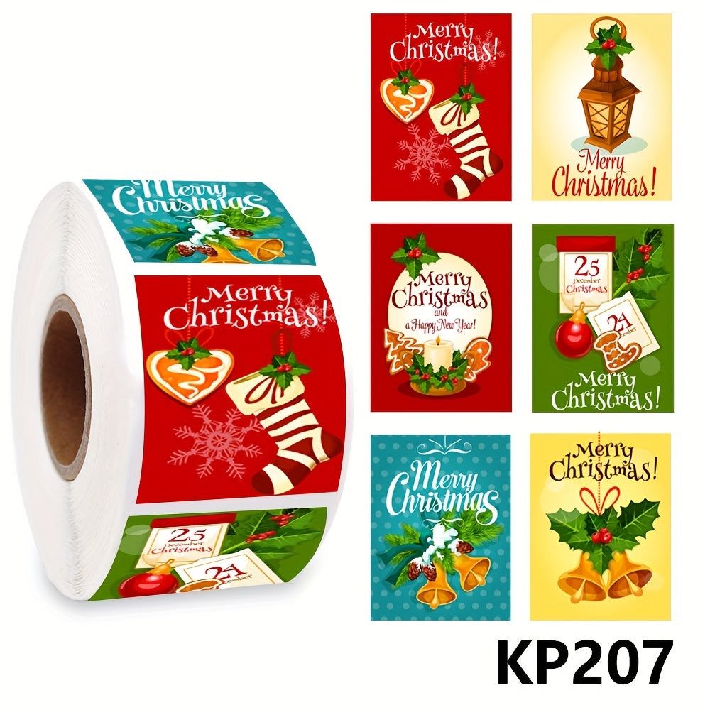 Christmas Holiday Explosive Style Roll Sticker Decoration Gift