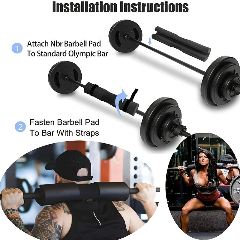 Barbell Shoulder Pad for Squats & Lunges - Powerlifting & Fitness Training