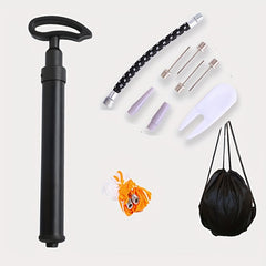 Ball Pump Accessories Set with Storage Bag, Needle - Basketball Volleyball