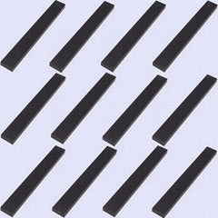 12pcs Building Block Set 1x8 Low Wall Flat Bricks for DIY Farm Garden