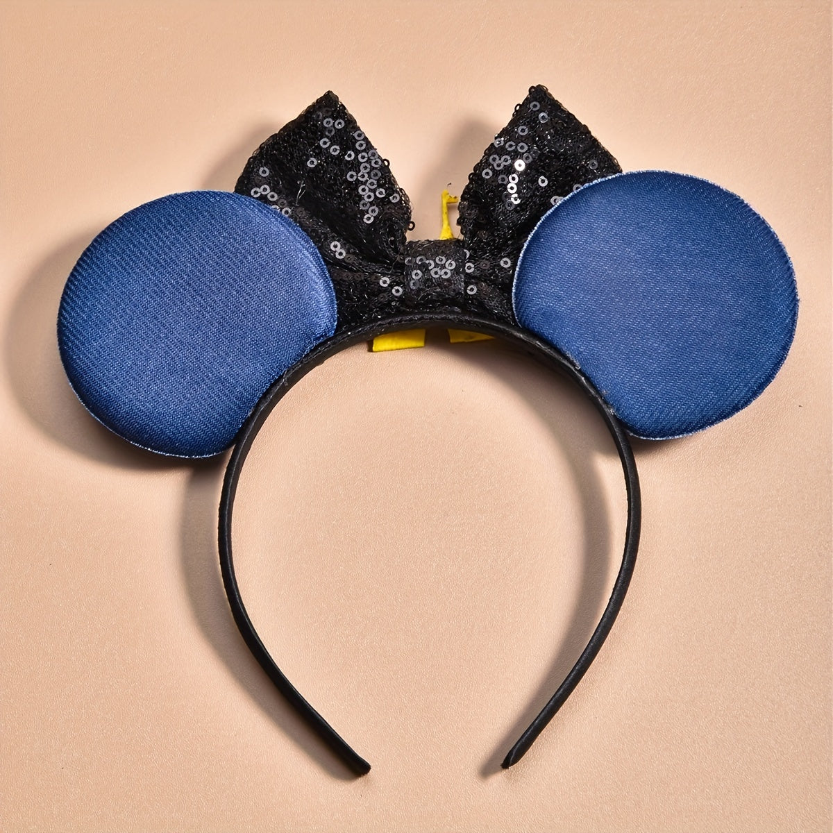 Sweet Sequin Bow Mouse Ear Headband Hair Accessories