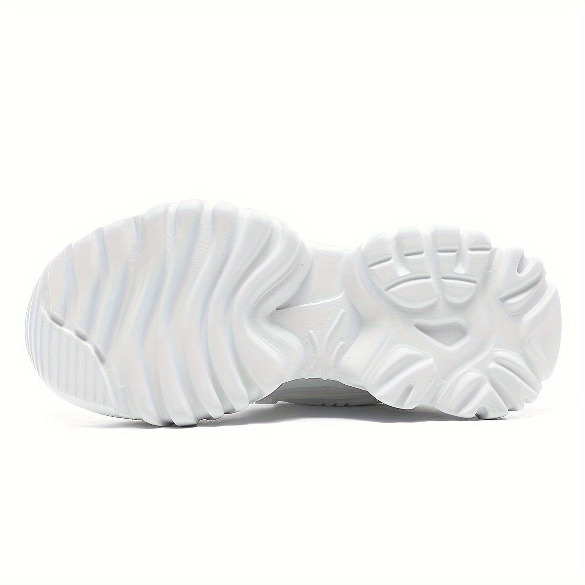 Solid Chunky Sneakers Wear Resistance Non Slip Skate Shoes