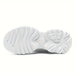 Solid Chunky Sneakers Wear Resistance Non Slip Skate Shoes