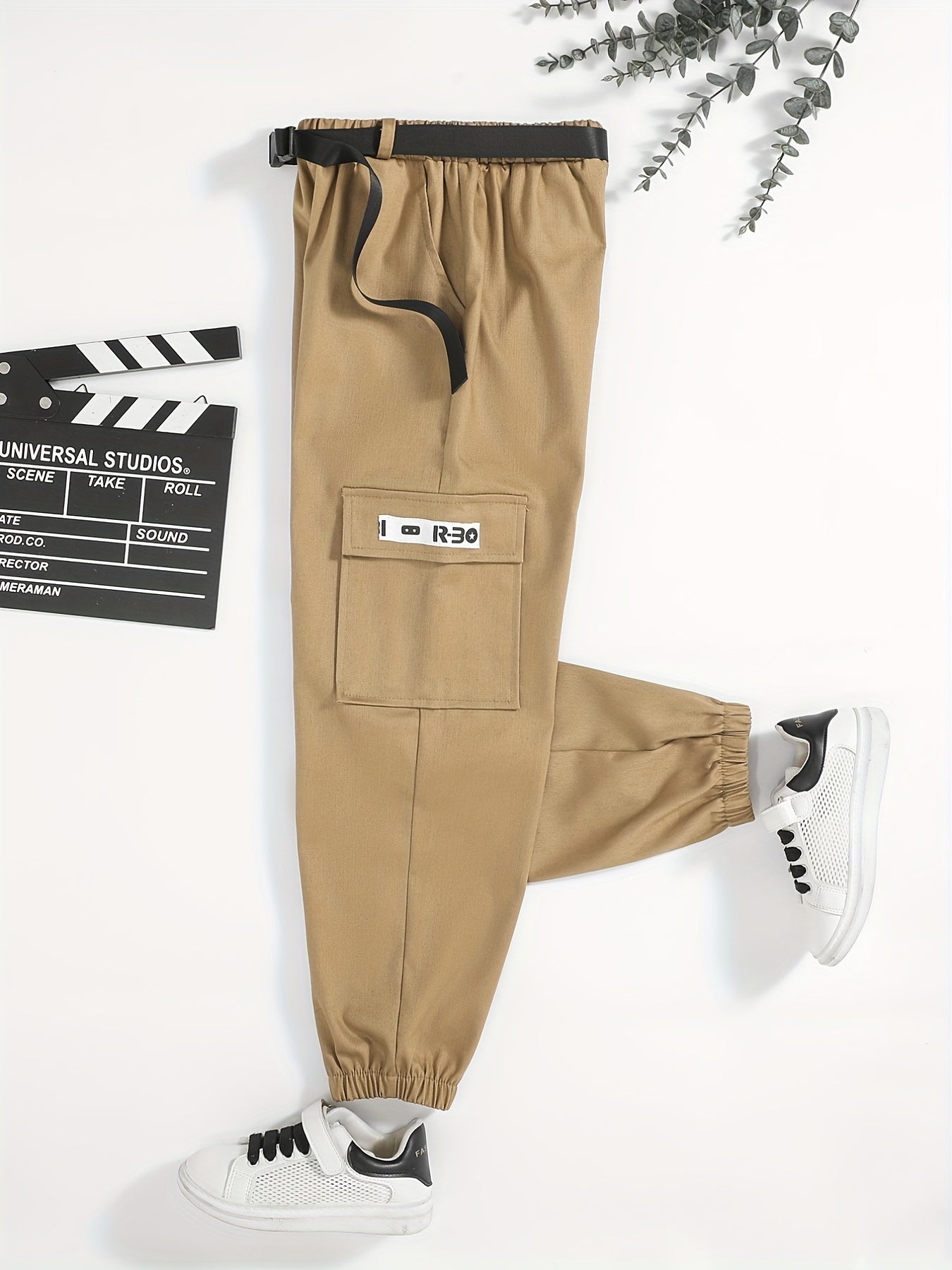 Kids Regular Cargo Pants For Spring & Summer & Autumn