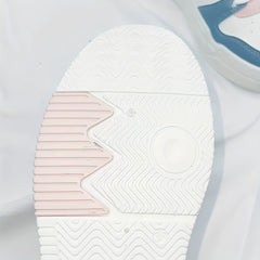 Women's Platform Skate Shoes Low Top Lace-Up Sneakers