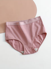 4pcs Comfy High Waist Briefs Women's Lingerie
