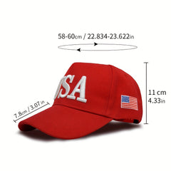 Alphabets National Flag Embroidered Baseball Cap Sun Hat