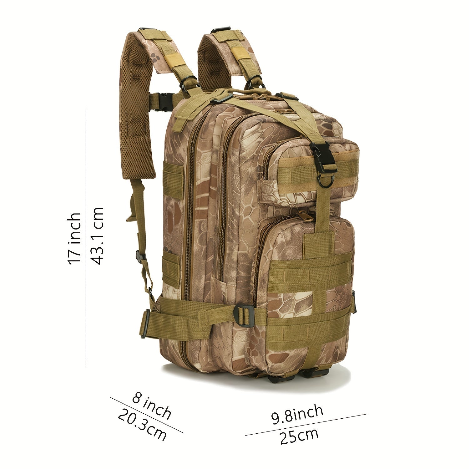 Waterproof Outdoor Sports Hiking Rucksack with Molle System