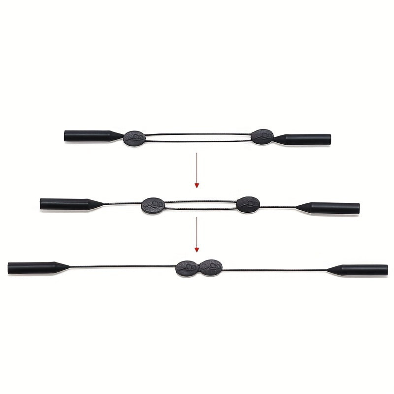 Adjustable Glasses Strap Silicone Wire Eye Glasses String Adults Kids